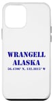 Coque pour iPhone 12 mini Wrangell Alaska Coordonnées Souvenir