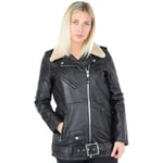 Blouson Schott  Blouson perfecto  en cuir ref_44739 noir