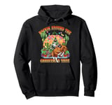 Rockin Around The Christmas Tree Cowboy Rodeo Western Pullover Hoodie