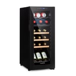 Wine Fridge Freestanding 2 Zones Wine Cooler 18 Bottles Energy-Saving Wine Rack