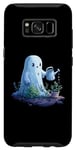 Coque pour Galaxy S8 Fantôme mignon jardinage plante Halloween