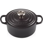 Le Creuset - Signature støpejernsgryte rund 24 cm 4,2L matte black