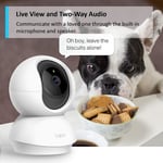 Tapo Wifi Camera, Indoor Camera for Security, 1080p Pet Camera, Wireless 360°