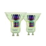 Lot De 2 Ampoules LED Spot Culot GU10 - Spot LED GU10 Angle D'Éclairage 36° - Ampoule GU10 LED 5W Équivalant 50W - Ampoule LED GU10 345 Lumens - LED Ampoule Lumière Blanc Neutre - PACK2VG50SCW Xanlite