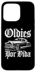 Coque pour iPhone 15 Pro Max Oldies Por Vida Vintage Lowrider Voiture Mexicaine Chicano Cholo