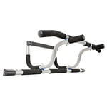 Ultimate Body Press Doorway Pull Up with Elevated Bar and Adjustable Width Traction XL avec Barre surélevée et Largeur réglable Mixte Adulte, Gris métallisé