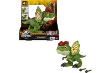 Mattel Jurassic World New Interactive Dilophosaurus Mini-Doll Figure