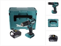 Makita DHP 483 G1J akkuiskuporakone 18 V 40 Nm + 1x akku 6,0 Ah + Makpac - ilman laturia