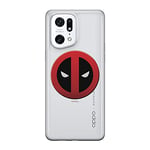 ERT GROUP Coque de téléphone Portable pour Oppo Find X5 Pro Original et sous Licence Officielle Marvel Motif Deadpool 003 Parfaitement adapté à la Forme du téléphone Portable, partiel imprimé