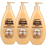 Garnier Ultimate Blends Hydrating Argan And Camellia Body Lotion 400ML - 3 PACK