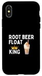 iPhone X/XS Root Beer Float King Funny Root Beer Float Lover Gift Case