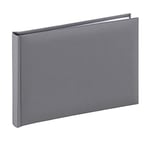 Hama "Fine Art" Bookbound Album, 24x17 cm, 36 White Pages, grey