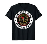 Northern Soul Badges, Stoke The Torch Keep The Faith T-Shirt