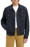 Levi's Men's Jacket, Blue Black Trucker, M