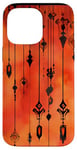 Coque pour iPhone 14 Pro Max Aquarelle orange motif ethnique IT Dead Lights