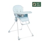 Badabulle Chaise haute pour bébé ultra compacte et légere - Dossier et tablette
