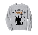 The WIZARD behind The Pumpkin Seed Halloween Pregnancy Men Sweatshirt