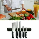 Magnetic Wall Mounted Knife Rack Store Strip Kitchen Utensils Holder Storage Bar