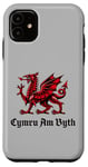 iPhone 11 Cymru am Byth Wales Cymraeg Red Welsh Dragon Case