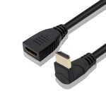 2.1 hdmi cable 8k ultra high-speed 48gbps lead,Gelrhonr Ultra HD 2.1HDMI Cable Gold-plated connectors Support 8K@60HZ 4K@120HZ HDCP 3D, eARC | Dolby Vision Dynamic HDR-0.6m