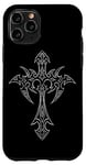 iPhone 11 Pro Gothic Cross Grunge Aesthetic Y2k Mall Goth Case