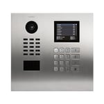 Interphone Vidéo IP WiFi D21DKH V2 - Portier Vidéo Maison Multifamiliale, Complexe Immobilier, Jusqu‘à 200 Bureaux ou Logements - Écran d'Affichage et Clavier - Accessoires Inclus - INOX - Doorbird