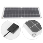 10W18V Flexible Solar Panel Charger 12V Battery Dual USB5V Mobile Phone Charger