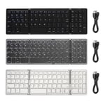 BT Keyboard Triple Fold Multiple Device Connection Wireless Keyboard For Lap NDE