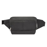 Travelon Unisex-Adult Anti-Theft Classic Waist Pack, Black, 9” x 6” x 2”