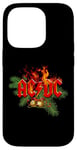 Coque pour iPhone 14 Pro AC/DC Christmas Wish List Logo flamboyant avec clochettes