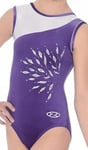 The Zone Eclipse Sleeveless Gymnastics Leotard 28 Grape