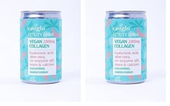 Eauglo- Cucumber & Watermelon Vegan Collagen Beauty Drink, Anti-Ageing & Radiant Skin, Hyaluronic Acid, Coenzyme Q10, MSM, Calcium, Natural Flavours & Sugar Free, Gluten & Caffeine Free 150ml Can