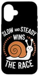 iPhone 16 Snail Slow And Steady Wins The Race Snails Case