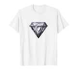 Diamond White Tshirt White Graphic Tee Men Cool Shirts White T-Shirt