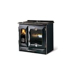 Cuisinière à bois en fonte - la Nordica Suprema 4.0 9 kW Noir