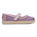 TOMS Garçon Fille Mary Jane Chaussure Baby, Lilac Mauve Iridescent Glimmer, 19.5 EU