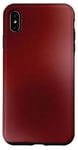 Coque pour iPhone XS Max Rouge foncé bordeaux