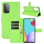 Galaxy A52S 5G      Pu Wallet Case    [Green]