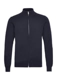 Davida Cashmere Man Zip Cardigan Marinblå