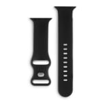 Hama smartwatch strap for Apple Watch 42/44/45/49 mm (for watch, silicone wristband, interchangeable) black