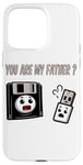 Coque pour iPhone 15 Pro Max Disquette vers clé USB 90s 00s Ordinateur Drôle Geek Joke