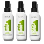 Revlon Uniq One - 3 x All in Green Tea Hair Treatment 150 ml