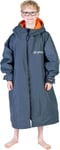 Dryrobe Advance Junior Changing Robe Grey Long Sleeve Kids Waterproof Windproof