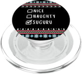 Gentil Coquin Noël Suguru Pull Moche PopSockets PopGrip pour MagSafe