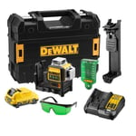 Laser lignes 3 croix 360° vert 12V DEWALT DCE089D1G