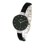 Sekonda Ladies Watch Seksy Rocks Black Crystal Bracelet Women's Watch 2578