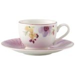 Villeroy & Boch Mariefleur Basic Espressokopp og underkopp