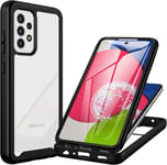 Coque Samsung A52s 5g,Coque Samsung A52 5g/4g Antichoc Housse Avec Protection D'écran,360° Téléphone Etui Double Face Case Intégrale Coque Pour Samsung Galalxy A52s 5g/ A52 5g/4g -Noir(Q734)