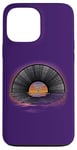 iPhone 13 Pro Max Retro Vintage Vinyl Sunset Reflection LP Vinyl Record Case