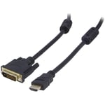 Adnauto - Cable hdmi 1.4 male dvi-d male 1.8m noir